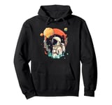 Astronaut Cosmic Adventure in Space Pullover Hoodie