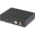 2 Ports Audio Extracteur [HDMI - HDMI, Cinch-RCA, Toslink] 1920 x 1080 Pixel SpeaKa Professional SP-AE-HDCT-2P