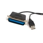 StarTech.com Câble Adaptateur de 3m USB vers 1 Port Parallèle pour Imprimante - Mâle Mâle - Neuf