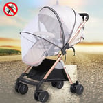 Large Baby Kids Pet Dogs Stroller Mosquito Net Mesh Pushchair Full Cover Netting