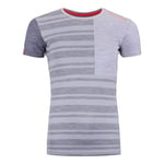 Ortovox 185 Rock'N'Wool Short Sleeve - T-shirt en laine mérinos femme Grey Blend L