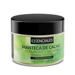 Essenciales - Huile végétale de Beurre de Coco (Theobroma cacao) BIO, 130 gr | 100% Pure et Naturel - 1ère Pression à froid - Certifiée Biologique et Écologique