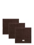 Premium Towel 30X30 4-Pack Home Textiles Bathroom Textiles Towels & Bath Towels Face Towels Brown GANT