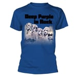 Deep Purple in Rock Band Logo T Shirt 3XL Blue