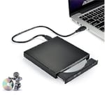 USB 2.0 Extern CD/DVD-spelare Svart