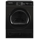 Russell Hobbs Freestanding Condenser Dryer Electric Tumble Dryer 15 Programmes 8kg Capacity 3 Heat Settings LED Display DelayStart Anti-Crease Child Lock Black Clothes Dryer RH8CTD111B