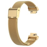 Fitbit Inspire 3 - Rostfritt stål Mesh armband Guld