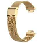 Fitbit Inspire 3 - Rostfritt stål Mesh armband - Guld