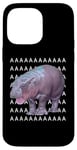 Coque pour iPhone 14 Pro Max Moo Deng Bébé Hippopotame