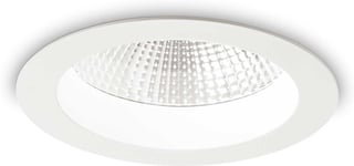 Basic Accent, Indbygningslampe, 20W, LED, 2100 lumen/4000 kelvin, aluminium, metal, Ø144xH71mm