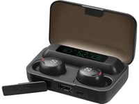 Sandberg Bluetooth Earbuds + Powerbank, Écouteurs sans Fil avec Microphone, Inclus Étui De Charge + Batterie Externe 2000 Mah, Écouteurs Intra-Auriculaires Bluetooth, Commande Tactile