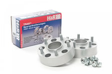 H amp R Spår spacer set Spacer 60 mm per axel 30 mm per hjul