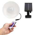 Lampe solaire pour Parasol, panneau solaire LED avec t&eacute;l&eacute;commande, minuterie, batterie int&eacute;gr&eacute;e, couleur chaude 3000K