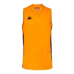 Kappa Cairo Maillot de Basket-Ball Homme, Orange, FR : 4XL (Taille Fabricant : 4XL)