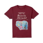 Beetlejuice Handbook For The Recently Deceased Unisex T-Shirt - Burgundy - XXL