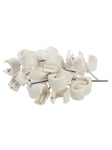 Nordic Quality Cable Clips round 14-20mm - 25 pcs