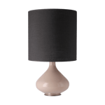 Flavia Lamps Flavia bordslampa beige lampfot Lino Negro M