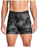 Under Armour Men's Performance Tech Boxerjock Slip, 15,2 Cm Innennaht, Ganztägiger Komfort und Weich Boxer Briefs, Black Neo Camo Print 3 Pack, M (Pack of 3)