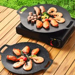 Korean Grill Pan BBQ Griddle Easy To Clean Better Heat Retention For Camping For