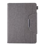 Etui en PU avec boucle et fente stylo pour Apple iPad 5/ Air A1474 A1475 A1476 - Gris