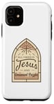 iPhone 11 I Love Jesus and Crossword Puzzles Lover Christian Case