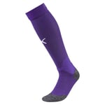 Puma LIGA Socks, Unisex Socks, Purple (Prism Violet/Puma White), 12-14 UK (Manufcturer Size -5)