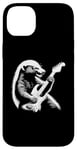 Coque pour iPhone 14 Plus Honey Badger Jouant Guitare Électrique Rock Star Guitariste