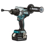 Visseuse-perceuse à percussion 13 mm sur accu LXT 18 V + 1x BL1850B + Makpac - Makita DHP486T1J