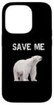 iPhone 14 Pro Bear Polar Protest Climate Change Arctic Save me Case