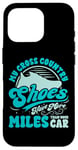 Coque pour iPhone 16 Pro Mes chaussures de cross-country ont plus de milles pour