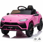 Elbil - Lamborghini - Urus - 12V - Rosa - För barn från 3 år