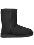 UGG Men's Classic Short Boots - Black, Black, Size 8, Men