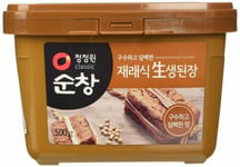 4x Daesang SunChang DoenJang Korean Miso Paste 500g (White Soybean Paste)