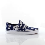 Vans Off The Wall MLX Tropicoco Blue Lace Up Mens Canvas Plimsolls W3CENA - Size UK 4