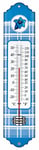 TFA Dostmann Enzian Thermomètre intérieur et extérieur en métal bleu ((L) 66 x (l) 13 x (H) 295 mm