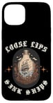 iPhone 15 Plus Loose Lips Sink Ships Ocean Strom Ship In A Bottle Case