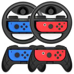 Juste De Protection Pour Manette De Jeu Nintendo Switch Volant De Course Capuchons Joycon Accessoires De Jeu Ns