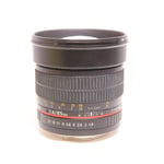 samyang Used Samyang 85mm f/1.4 AS IF UMC Aspherical Lens Canon EF