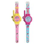 Montre digitale Barbie avec fonction talkie-walkie portee jusqu'a 200 m