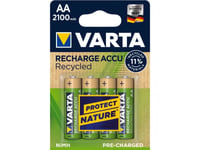 Varta Recharge Accu Recycled 56816 - Batteri 4 X Aa-Typ - Nimh - (Uppladdningsbara) - 2100 Mah