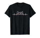 Heartbeat Wine Glasses | Red White Wine Lover T-Shirt