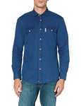 United Colors of Benetton Men's Camicia Casual Shirt, Blue (BLU Denim 932), X-Large