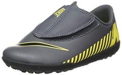 Nike Vaporx XII Club (v) TF Chaussures de Football, Gris (Dark Grey/Black-Opti Yellow 070), 29.5 EU