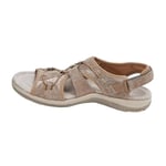 Ultra Comfort Sandaler För Dam Sommar Beach Shoes With Arch Sup Khaki 42