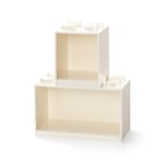 Room Copenhagen 41171735 Ensemble de tablettes de briques LEGO, 2 pièces, Blanc, one size