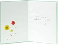 Floral Cake Design Into The Meadow Birthday Wishes Card