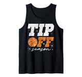 Game Day Basketball Tip Off Season Retro Basketball Mama Tank Top