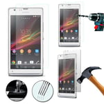 Sony Xperia Sp M35h C5302 C5303 C5306: Lot 3 Films De Protection D'écran Verre Trempé