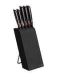 Fiskars Edge Knife Block With 5 Knives Svart