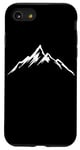 Coque pour iPhone SE (2020) / 7 / 8 Montagne Motif Ski Alpinisme Randonnée Montagne